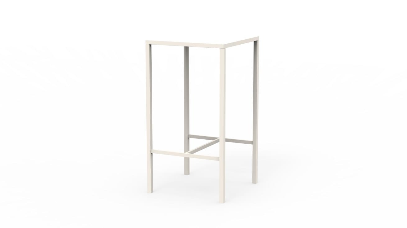 Высокий квадратный металлический садовый стол Vermobil SEASIDE ARCH-00134681 - Вид №9