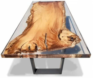 ANTICO TRENTINO Обеденный стол из смолы Lebrìc design - legno e resina