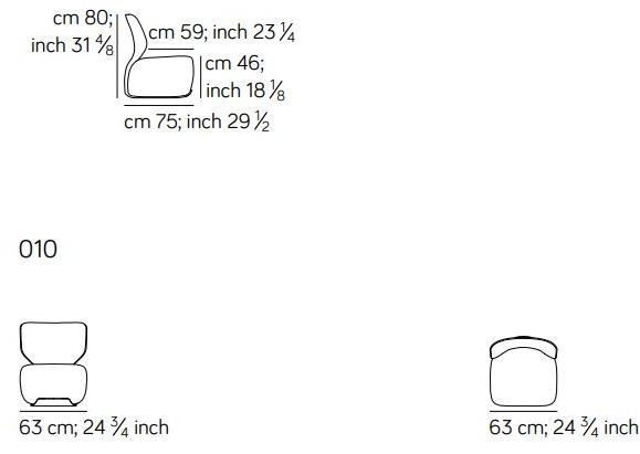 AMURA Мягкое кресло с подлокотниками  Am077.010  - Вид №7