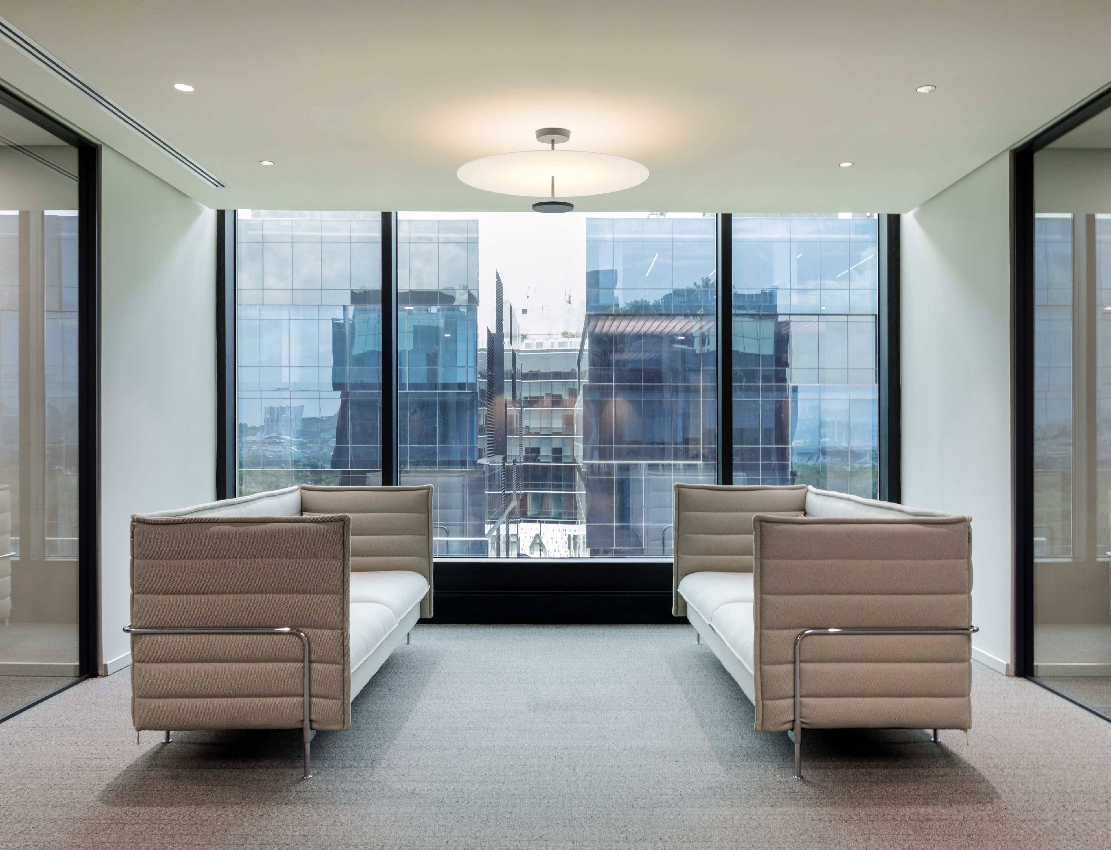 Металлический светодиодный потолочный светильник Vibia ARCH-00066183 - Вид №1