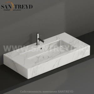 IN101AAC Подвесная раковина настенная прямоугольная Ceramica Globo  белая