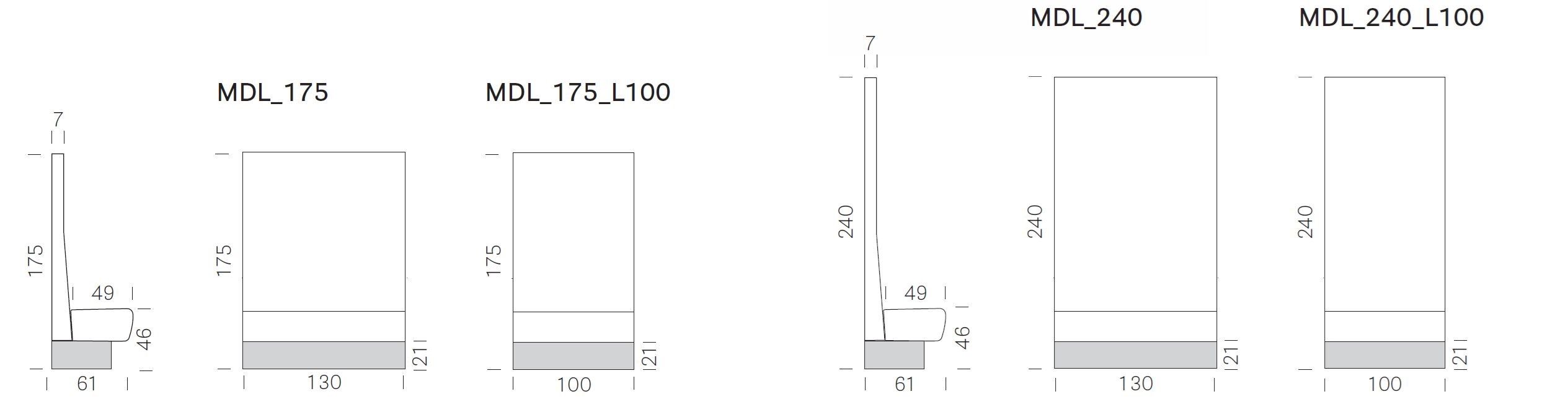Диванчик Pedrali Modus 2.0 ARCH-00066280 - Вид №2