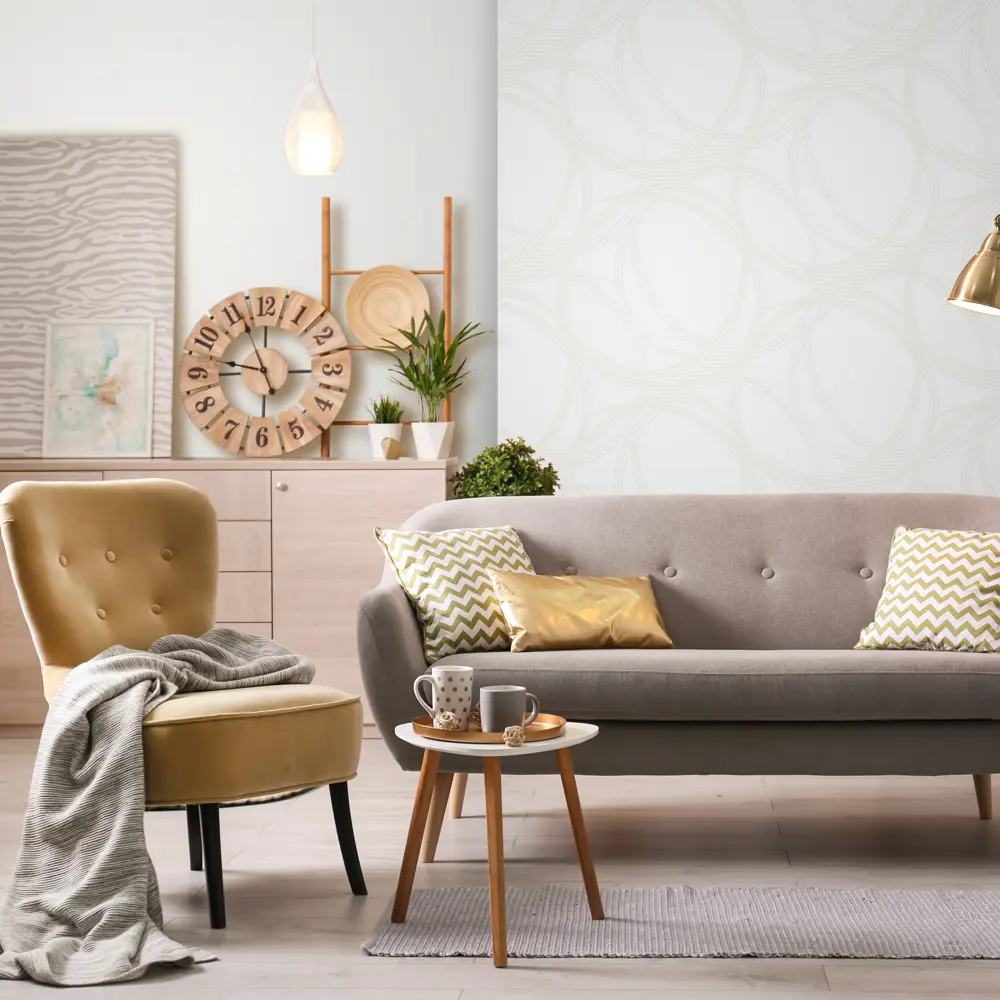 Обои флизелиновые Inspire Claire белые 1.06 м Cream 5 83617751 STLM-2138779 - Вид №3