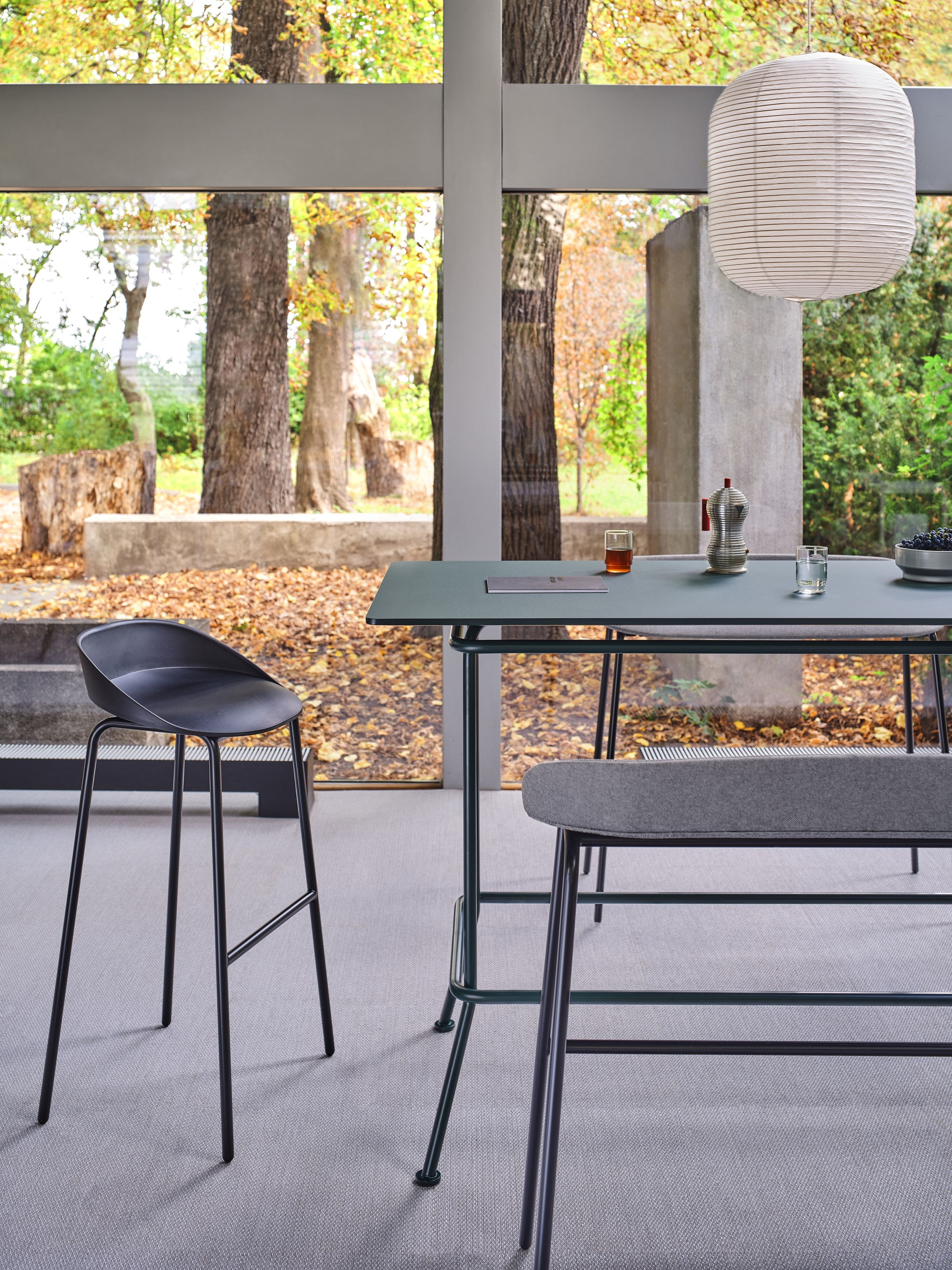 Высокий прямоугольный металлический стол MDD новая школа ARCH-00046855 - Вид №8