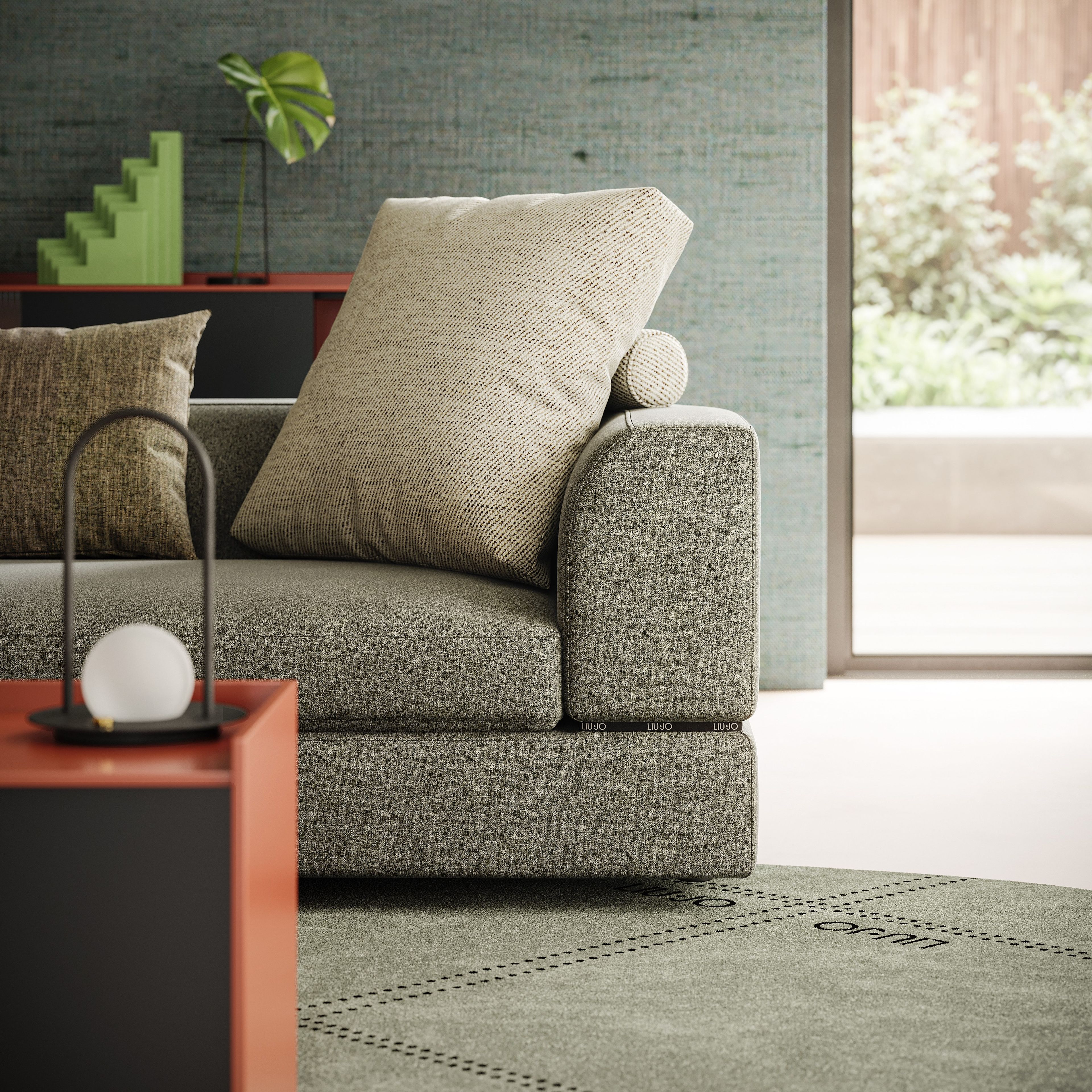 Тканевый диван с полуостровом Liu Jo Living Collection Pixi ARCH-00078655 - Вид №8