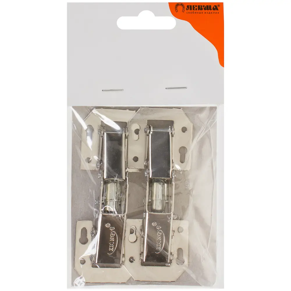 Петля мебельная быстрого монтажа Левша 105 мм сталь цвет цинк 2шт STLM-2007258 - Вид №2