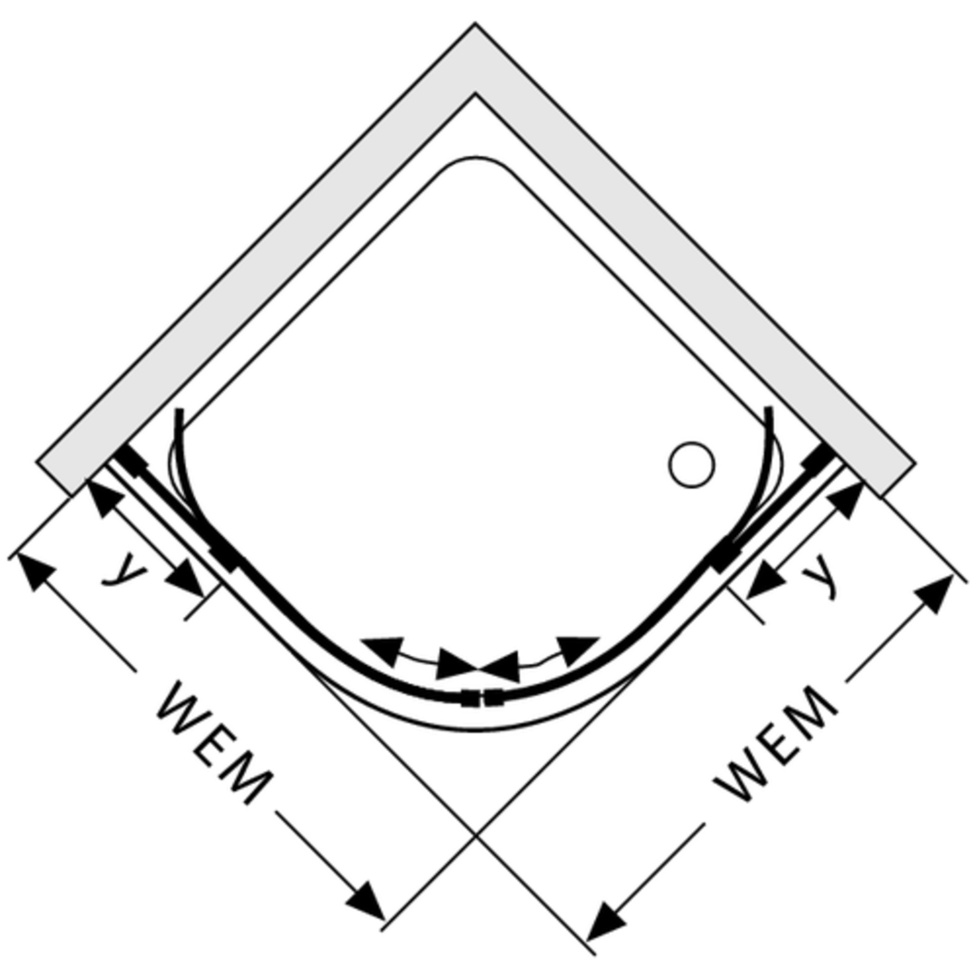 293.400000 Carat Collection душевая кабина Duscholux 45664 - Вид №1