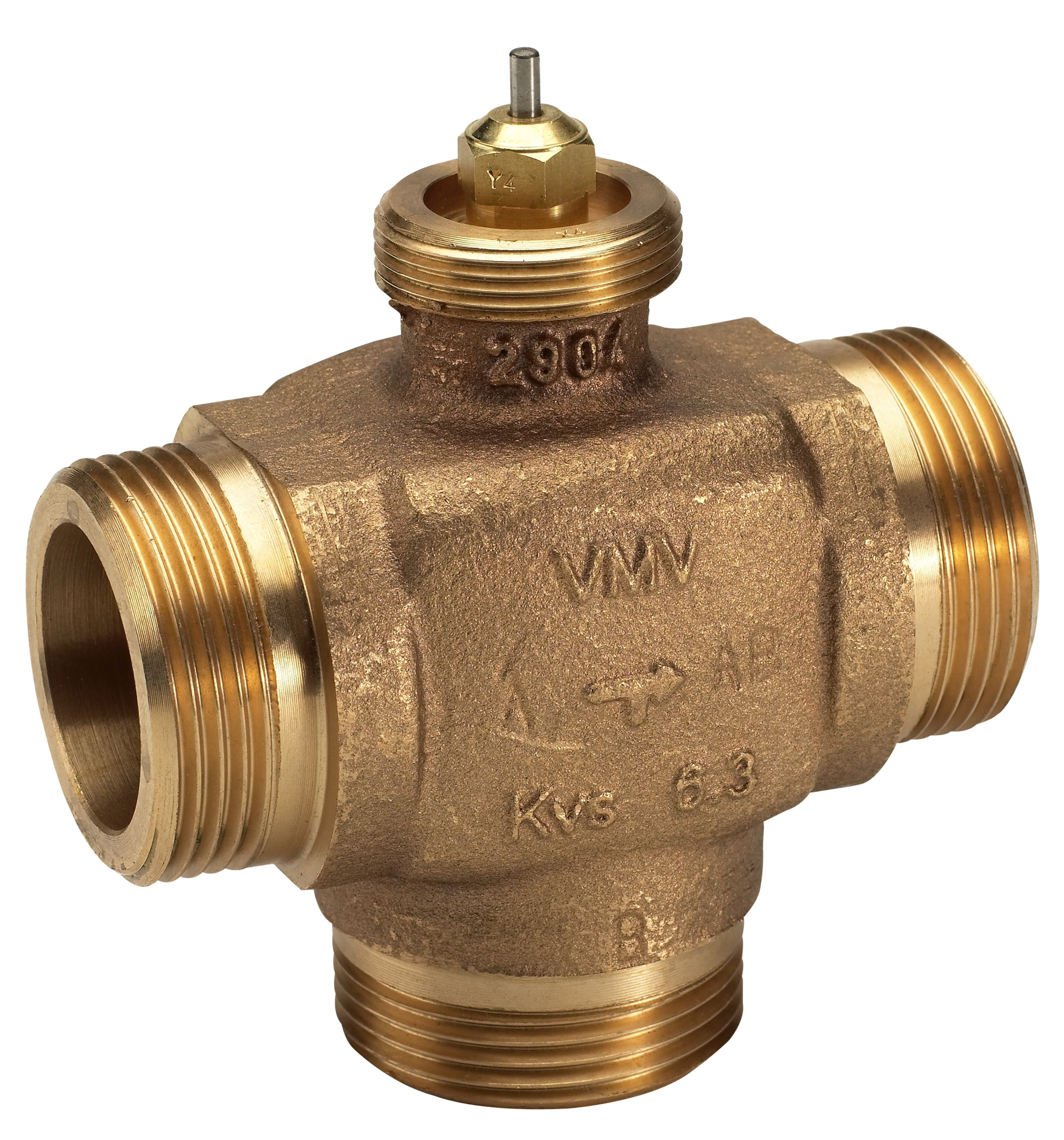 Danfoss Клапан регулирующий седельный трехходовой VMV Регулирующий клапан 3-ходовой VMV Ду 15 065F0015  - Вид №9