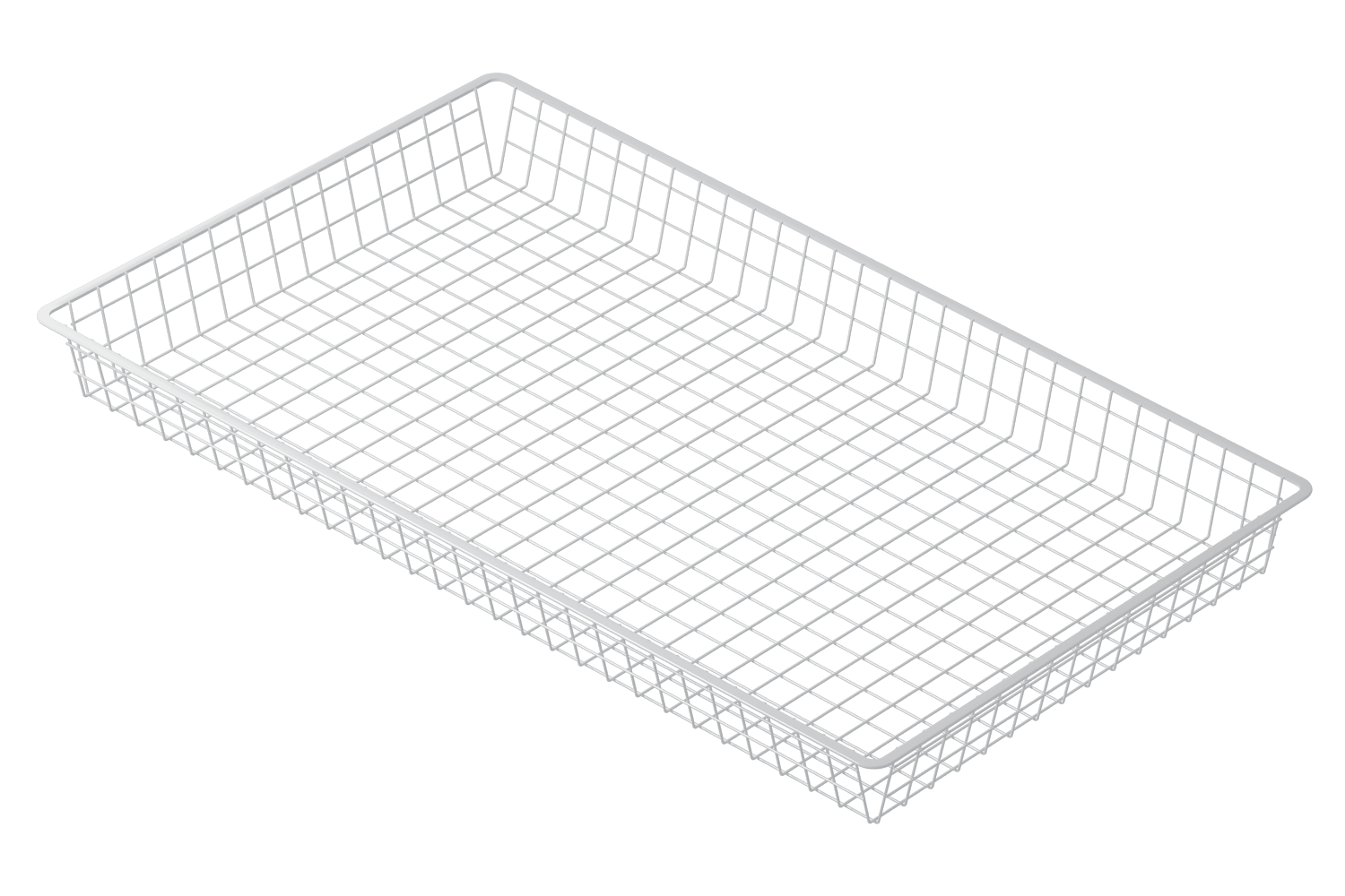 Проволочная корзина , 893х555х85 мм, белый LJPS0592 Public Steel Россия 