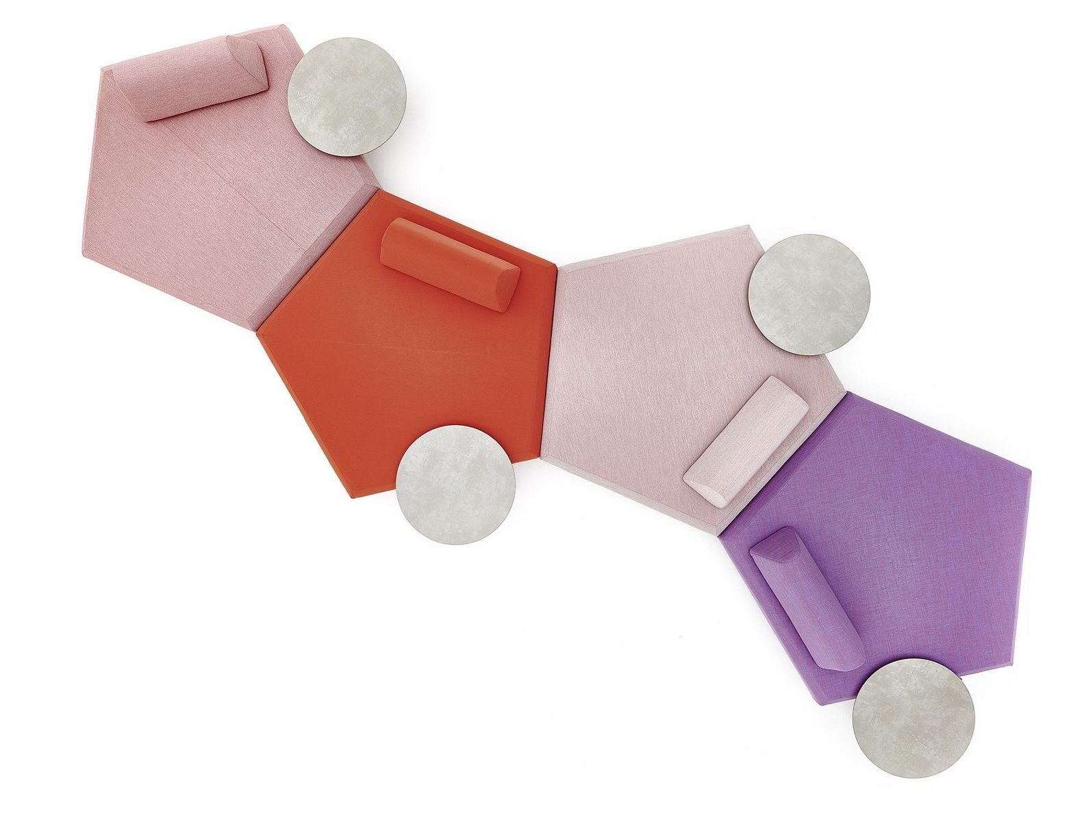 Модульный тканевый диван Varaschin Bento ARCH-00102443 - Вид №2