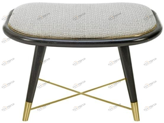 FRATO Низкий табурет из ткани Brasilia Fup240007aac 