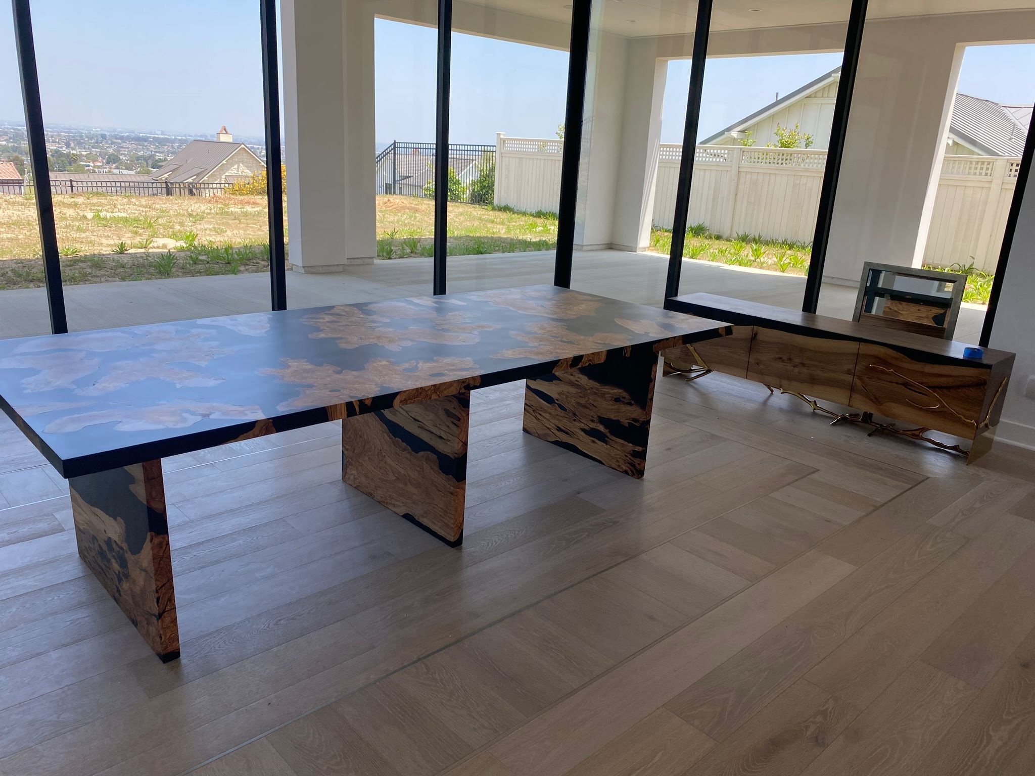 Прямоугольный стол из оливкового дерева и смолы Legnor LEG2408751 ARCH-00041415 - Вид №5