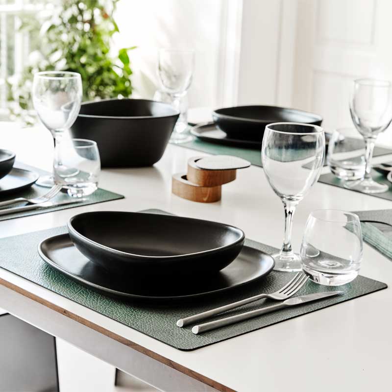 981134 HIPPO pastel green подстановочная салфетка прямоугольная 35x45 см, толщина 1,6 мм;LIND DNA  - Вид №1