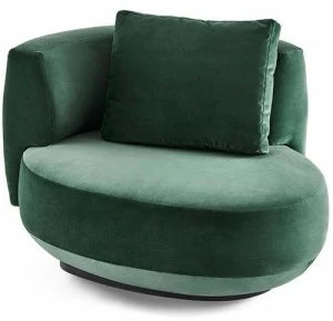 Gallotti&Radice Вращающееся кресло с обивкой Audrey