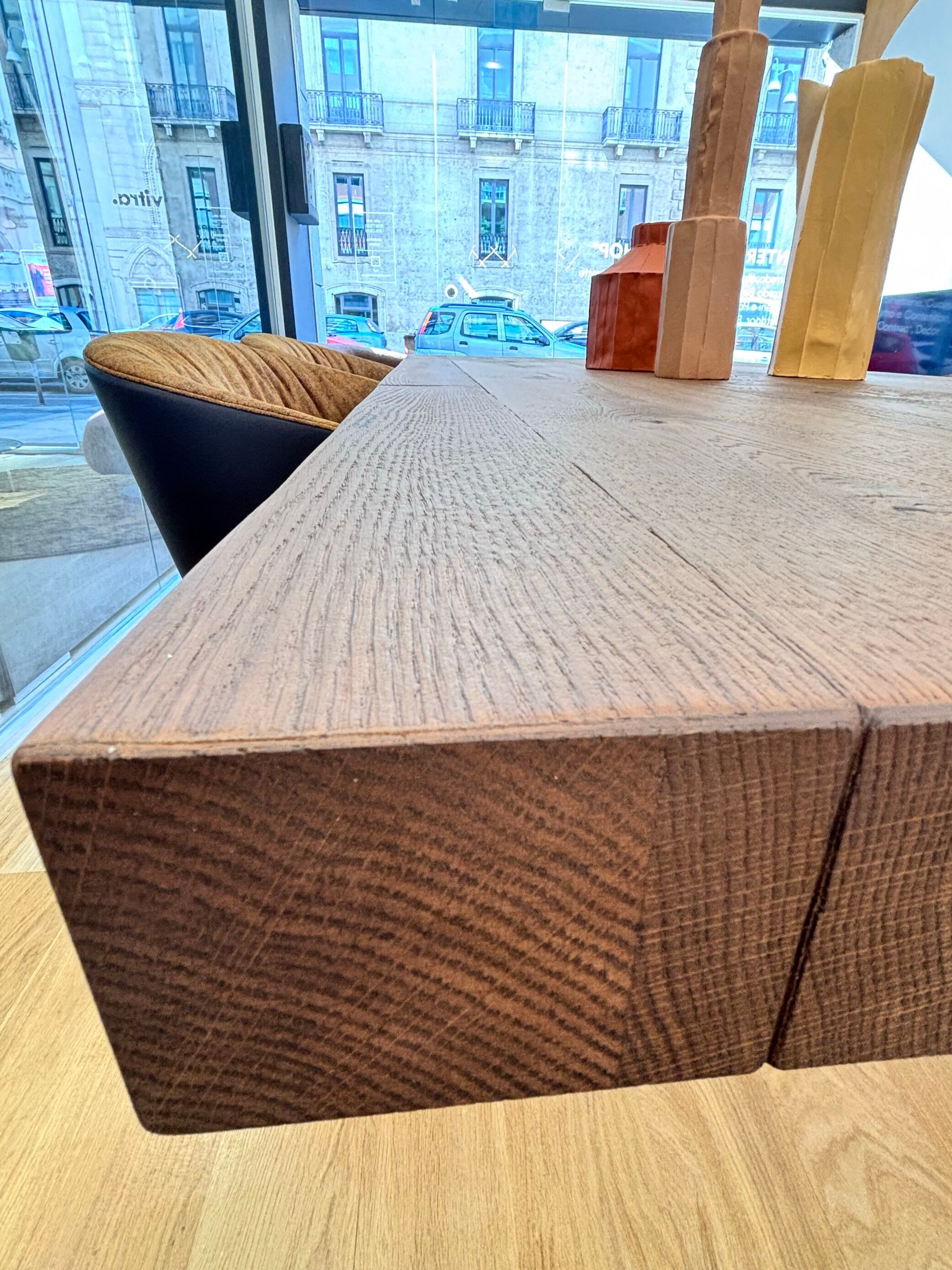 Прямоугольный стол из дерева и стекла In Stock озеро ARCH-00109898 - Вид №4