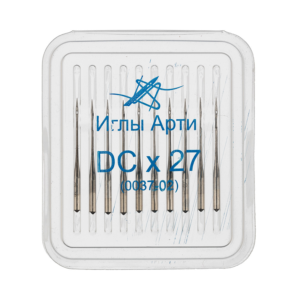 0037-02 (№60-80) Иглы для пром. шв. машин оверлок 100 шт № 60 АРТИ 