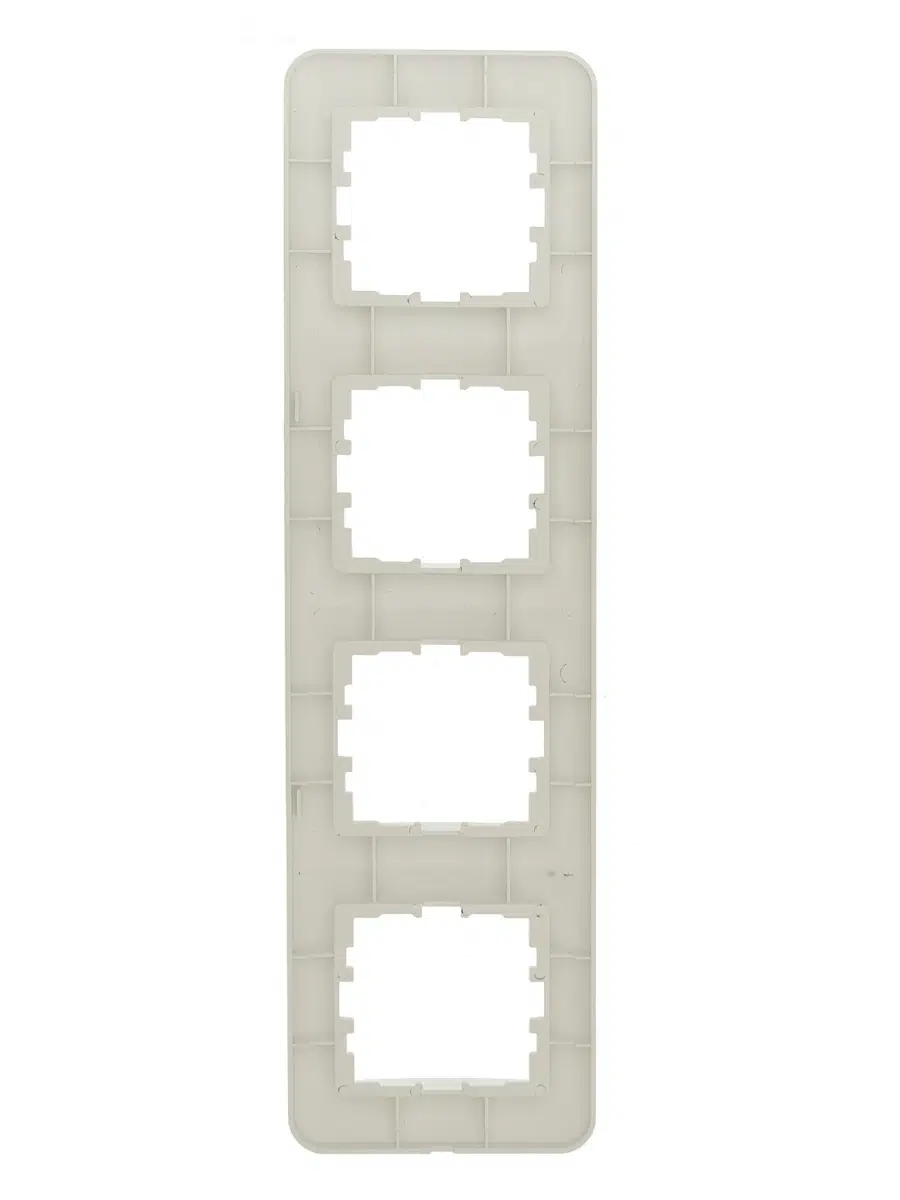 ASTI Рамка 4-ая вертикальная б/вст крем LEZARD 7081-0300-154 - Вид №2