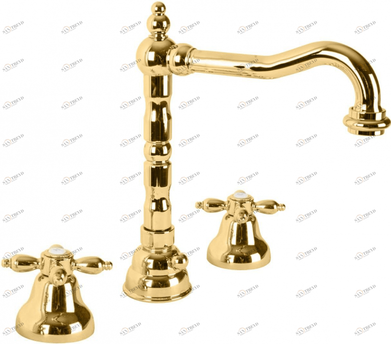 Смеситель для раковины на три отверстия CEZARES NOSTALGIA-BLS2-03/24