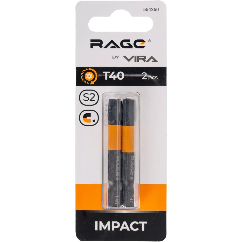 Ударная бита RAGE T40 для монтажных работ, 2 шт 89369258 STLM-1354108 - Вид №1