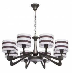 Подвесная люстра MW-Light Николь 10 364014308 MW-LIGHT ДИЗАЙНЕРСКИЕ, НИКОЛЬ 186784 Коричневый