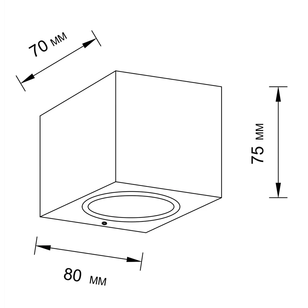 Светильник уличный настенный Smartbuy 20 Вт IP65 цвет черный STLM-2024656 - Вид №1
