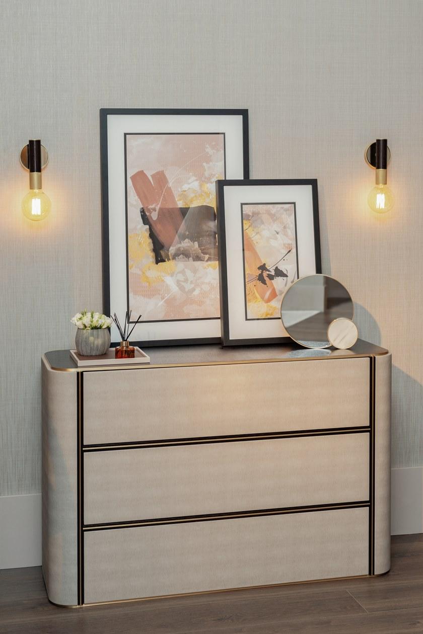 FRATO Круглое зеркало из латуни с рамкой  Fac050024aaa  - Вид №3