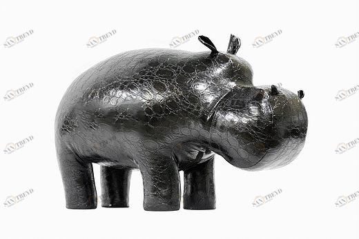 Пуфик "Бегемот" черный 97 см EUROSON БЕГЕМОТ, ЖИВОТНЫЕ 126000 