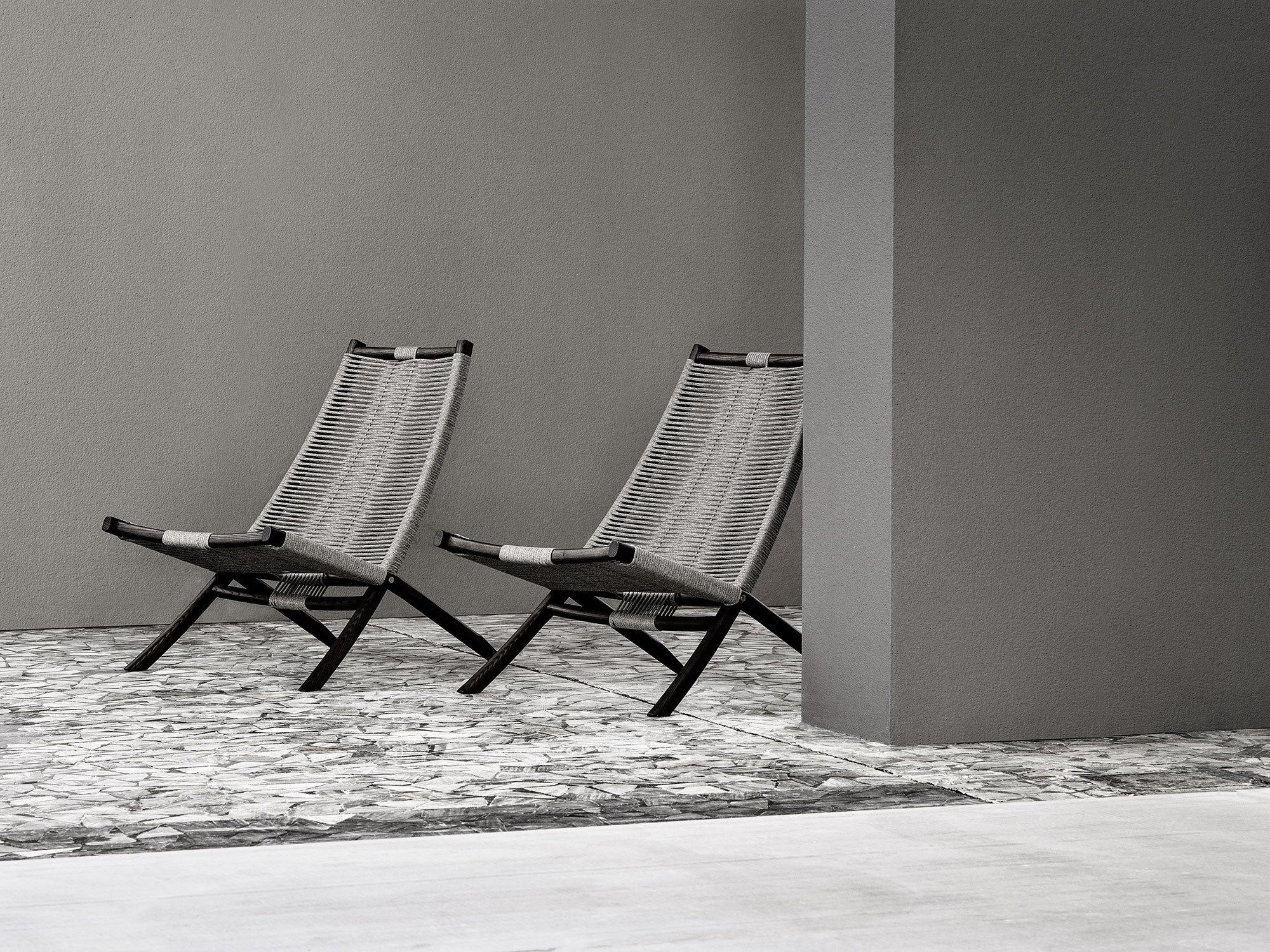 Кресло из ткани, веревки и ясеня Frigerio Хули ARCH-00149241 - Вид №7