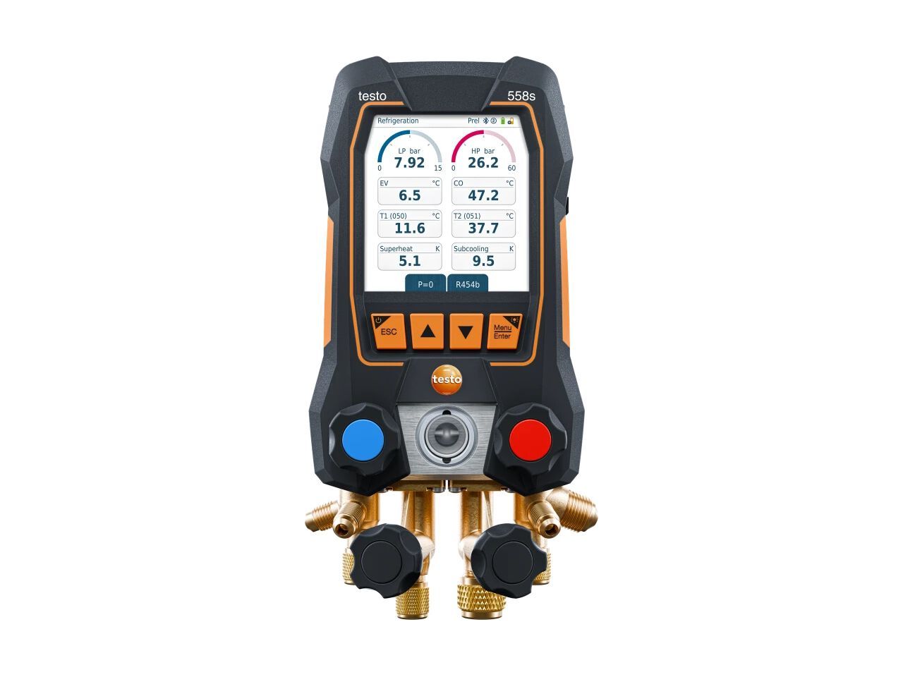 Цифровой коллектор с 4-ходовым клапанным блоком и интуитивно понятным сенсорным экраном Testo TESTO 558S ARCH-00089415