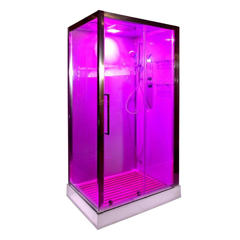 L 801 N с гидромассажем BLACK Душевая кабина DETO Серия L Z120 KERAVA с электрикой - Вид №22