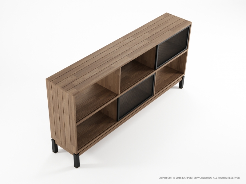 341_683 Комод 4 раздвижные двери 6 отсеков Karpenter Color BeBop - Вид №2