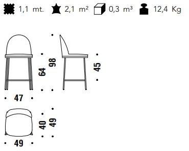 Moroso Стул из мягкой стали со спинкой Precious sun-id-1488205 - Вид №9