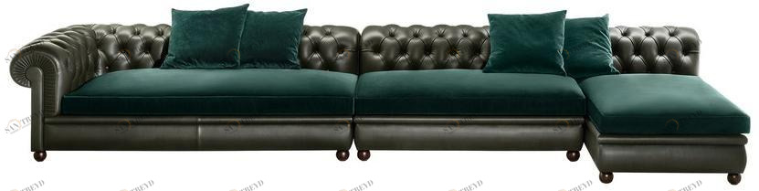 Poltrona Frau Модульный тафтинговый диван La collezione - divani e poltrone sun-id-1463070