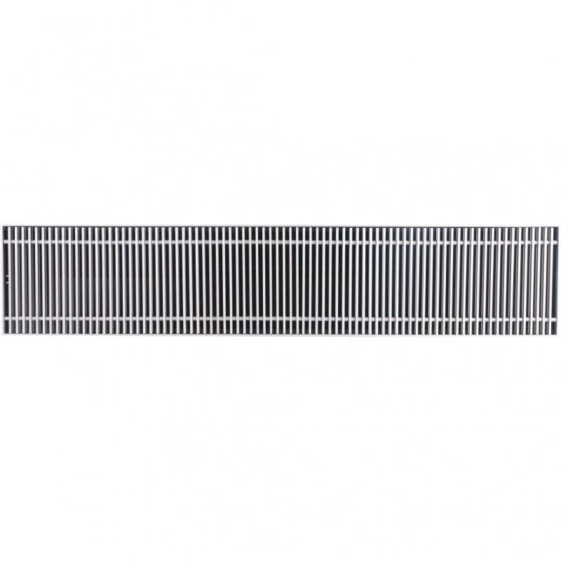 Конвектор внутрипольный STOUT SCN 80.190.2400 (Решётка роликовая, анодированный алюминий) SCN11000819240 - Вид №4