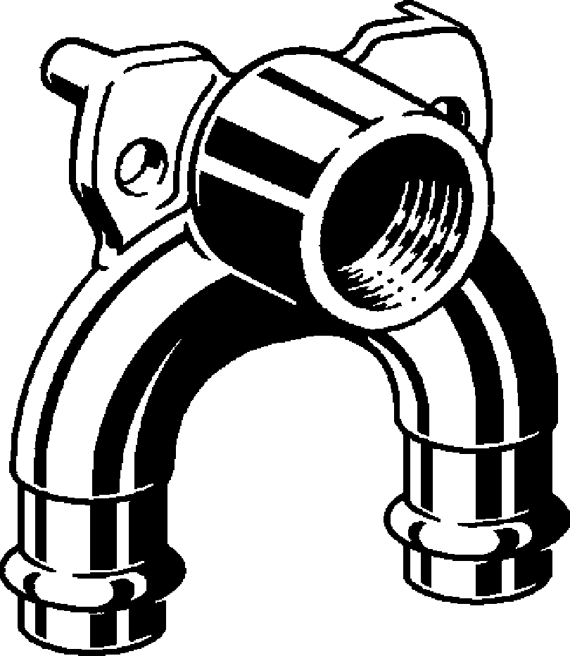 Viega Проходная водорозетка Sanpress 2228.7 (687892) 687 892 - Вид №1