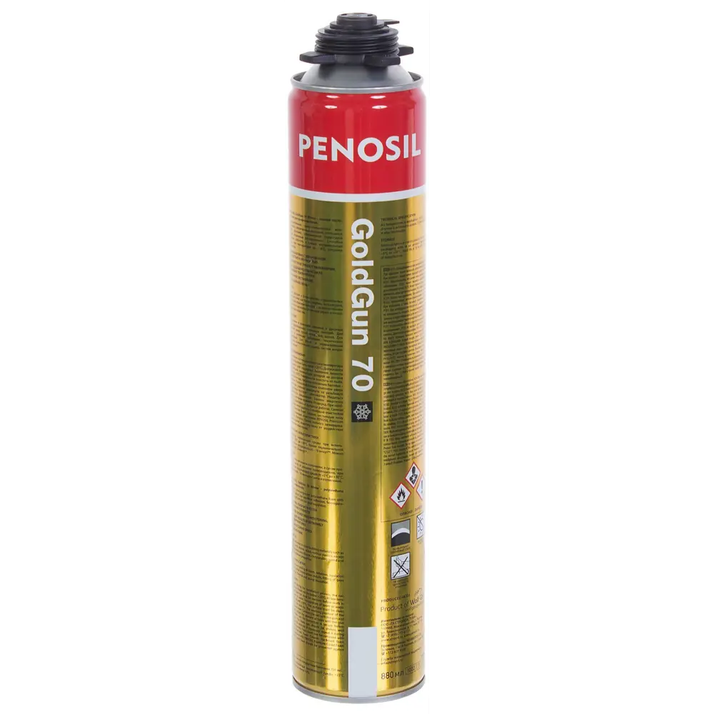 Пена монтажная профессиональная Penosil Goldgun 70 зимняя 880 мл STLM-2082291 - Вид №2