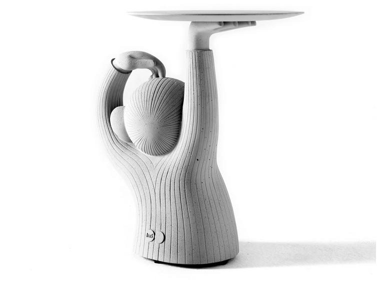 BD Barcelona Design Низкий круглый бетонный журнальный столик Gardenias sun-id-1401520 - Вид №7