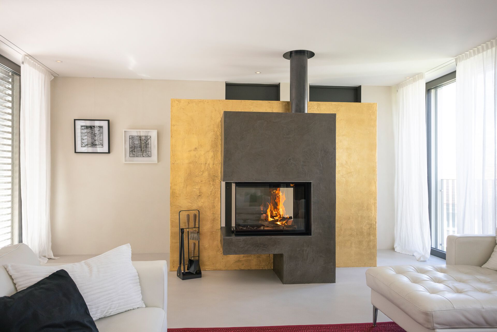 Дровяной камин с тройным фасадом RÜEGG RIII 55x56x80 Star ARCH-00140416 - Вид №4