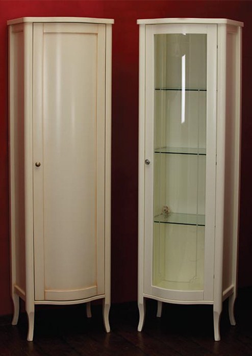 Витрина MIGLIORE Bella ML.BLL-VT451.DS со стеклянной дверцей, слоновая кость ML.BLL-VE451.DS - Вид №2