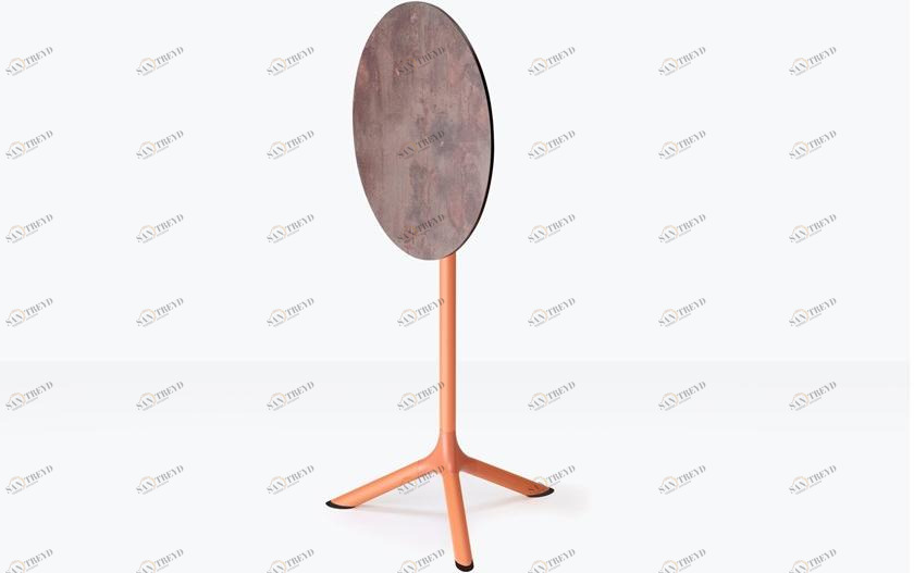 SCAB DESIGN Высокий стол из стали с основанием 3 звезды и откидной столешницей Tripé sun-id-1349362