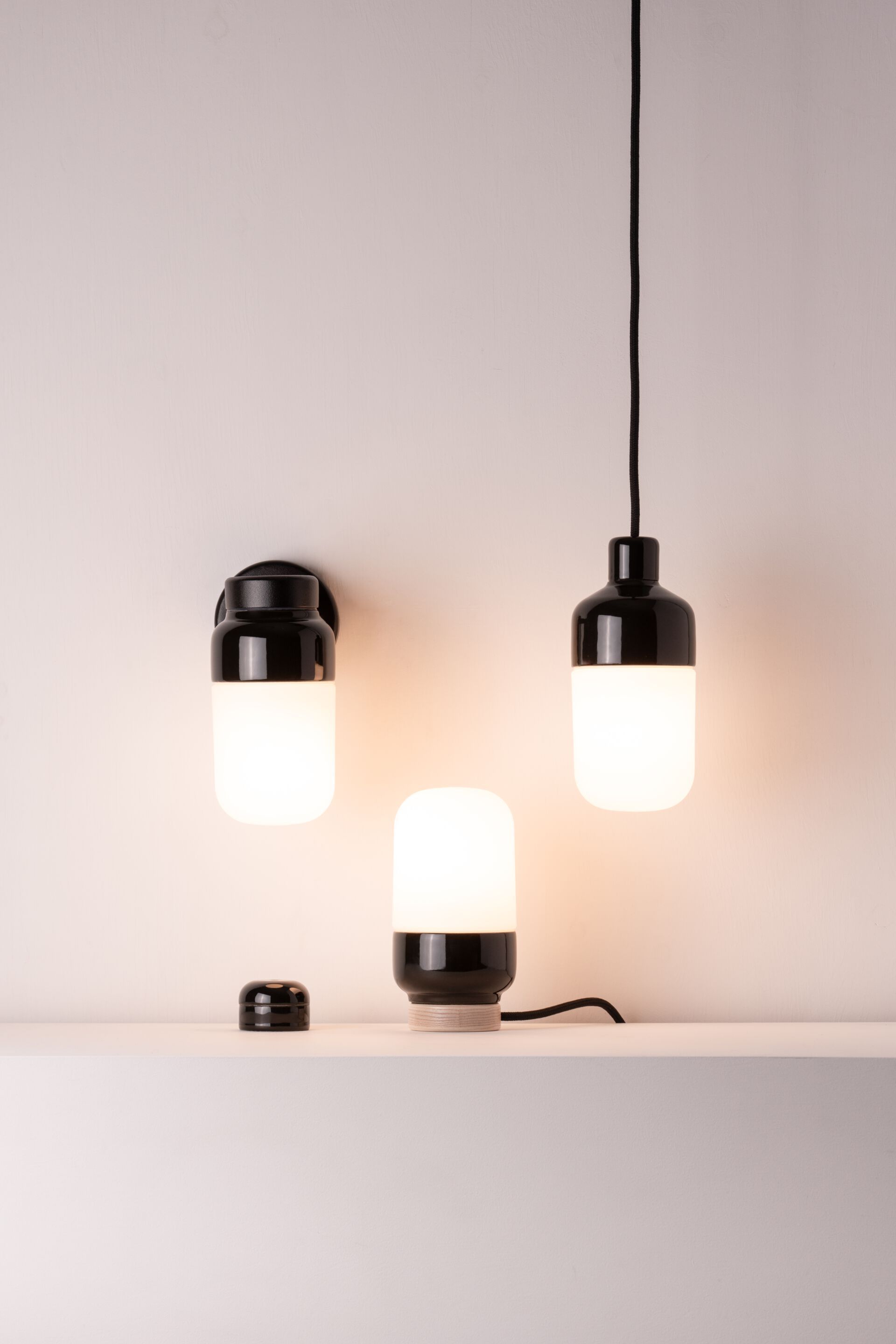 Матовый и фарфоровый стеклянный настенный светильник Ifö Electric Ohm ARCH-00150224 - Вид №5