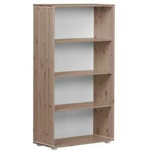 Стеллаж Flexa Classic storage с 3 полками, коричневый/розовый