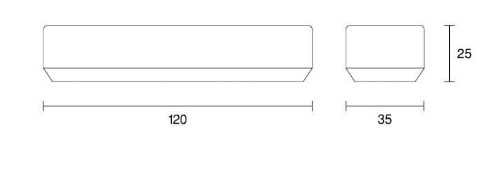 Скамейка из армированного волокном бетона без спинки SIT Kid ARCH-00105401 - Вид №3