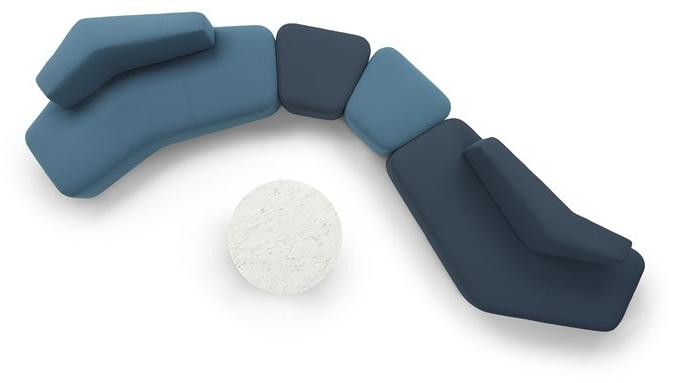 Marelli Модульный тканевый диван sun-id-1504159 - Вид №2