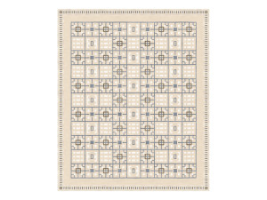 Прямоугольный ковер ручной работы