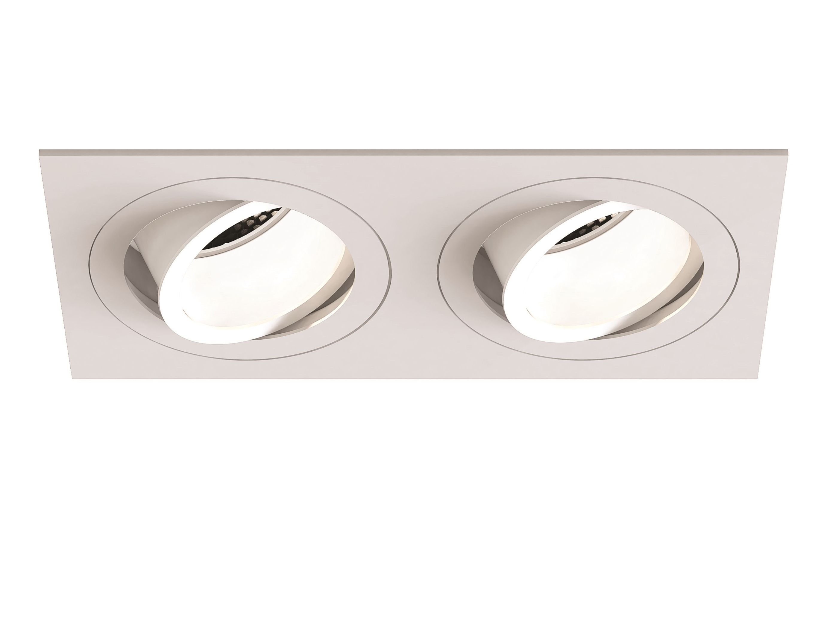 Регулируемый металлический светодиодный потолочный светильник Astro Lighting PINHOLE SQUARE TWIN ADJUSTABLE ARCH-00102316 - Вид №1