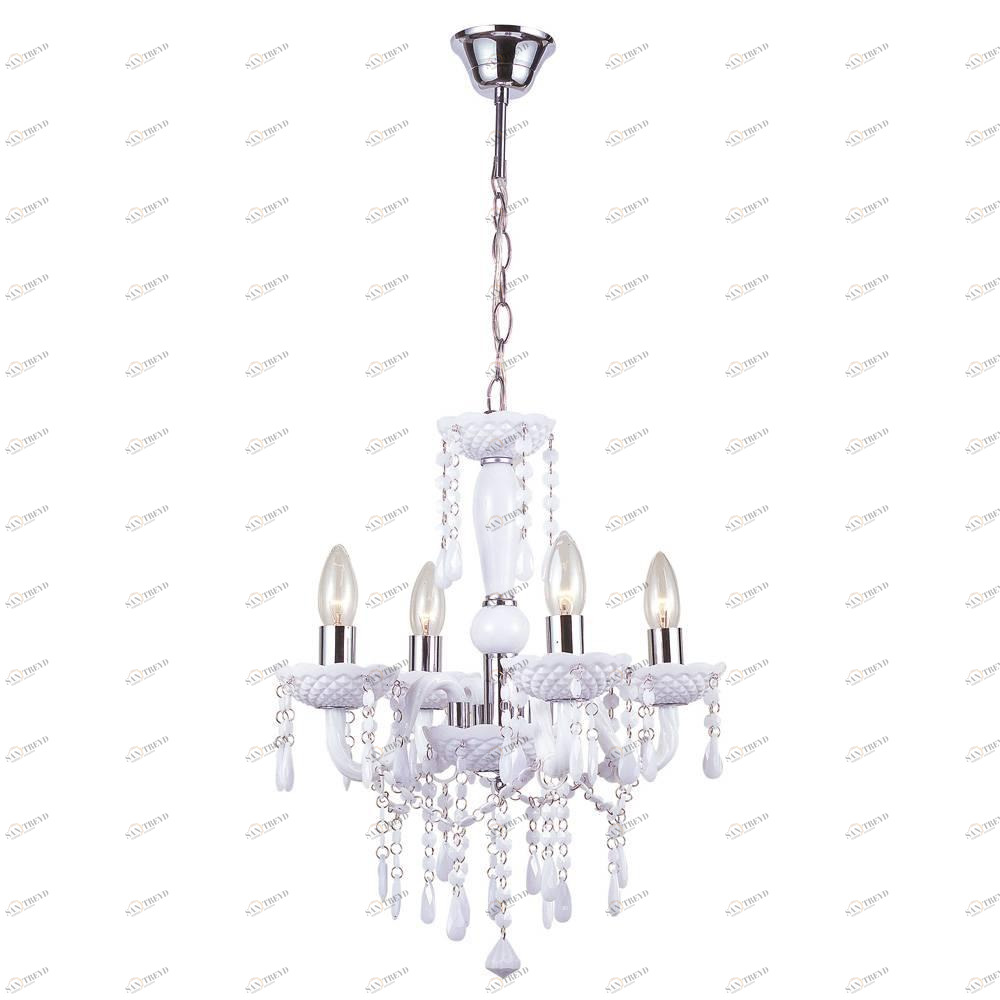 Подвесная люстра Globo Cuimbra 63113-4 GLOBO ДИЗАЙНЕРСКИЕ, CUIMBRA 107975 Белый Ceramica Globo 