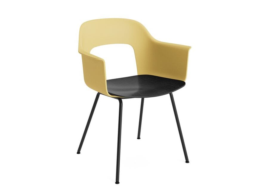 Подлокотник из полипропилена с деревянным сиденьем Hay макет ARCH-00131478 - Вид №24