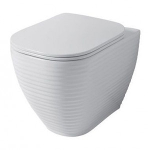 LO002RIM54 Приставной унитаз напольный Зеленый Disegno Ceramica Loom Италия