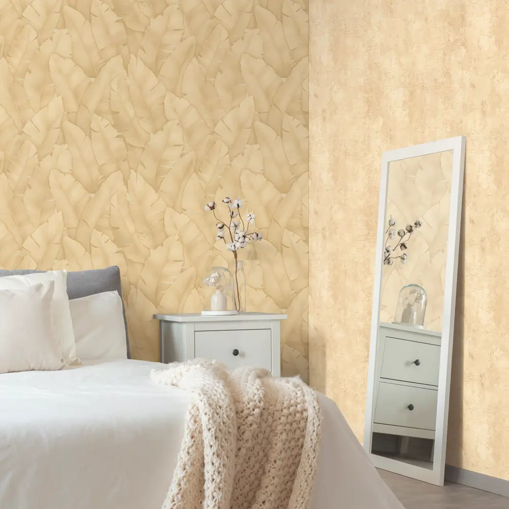 Обои флизелиновые Monte Solaro Tropic темно-бежевые 1.06 м MS9149-01 85309994 STLM-2081410 Tropicana - Вид №3